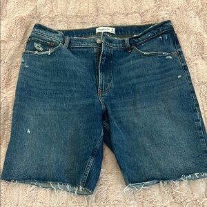 Abercrombie Blue Denim Cutoff Shorts